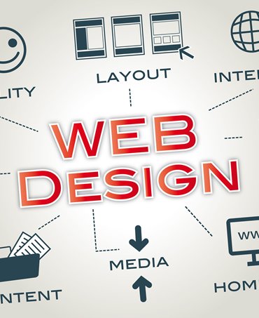 Diseño web profesional, resaltando conceptos o servicios más importantes.